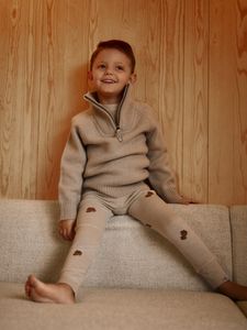 Hovedbilde Idde Ullsett - Beige m/m&oslash;nster