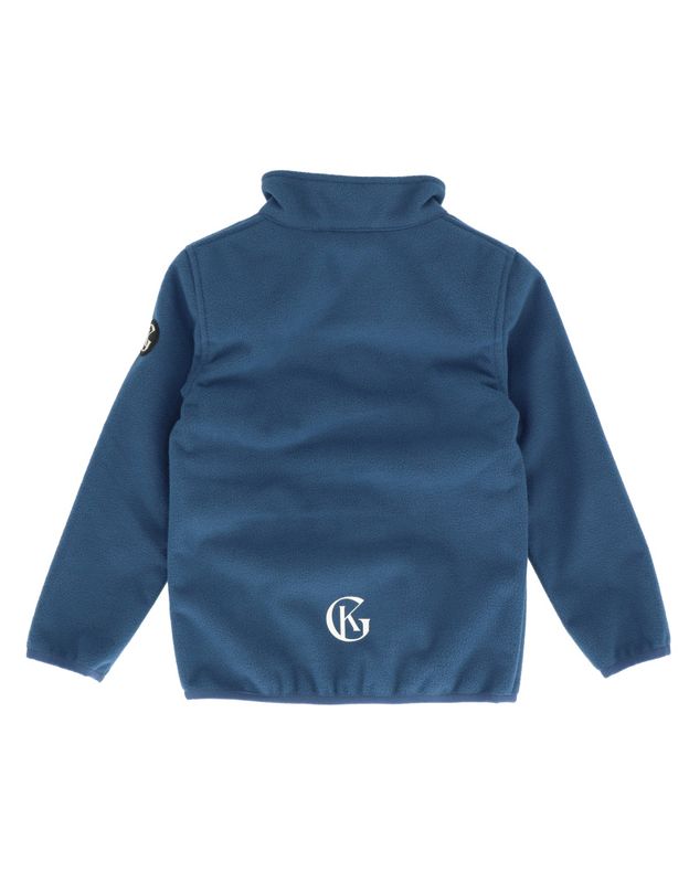 Clover Vindfleece Jakke - Stormblå